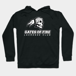 Gates of Fire Lacrosse Club Grey Weathered Logo Hoodie
